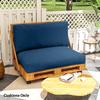 Two Piece Seat Pallet and Back Cushions - Navy Blue