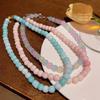 Colorful Dopamine Beaded Necklace for Women - Cute, Light Luxury Gift for Girlfriends