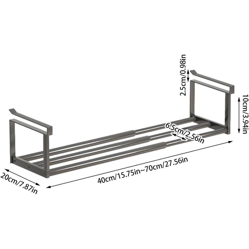 Telescopic Expandable Cabinet Shelf for Efficient Storage Organize For Shoes and Household Goods in Limited Spaces