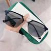 Men Vintage Square Sunglasses Women Popular Anti-UV Finished Myopia Glasses Retro Travel Vacation Sunshades Goggles for Man