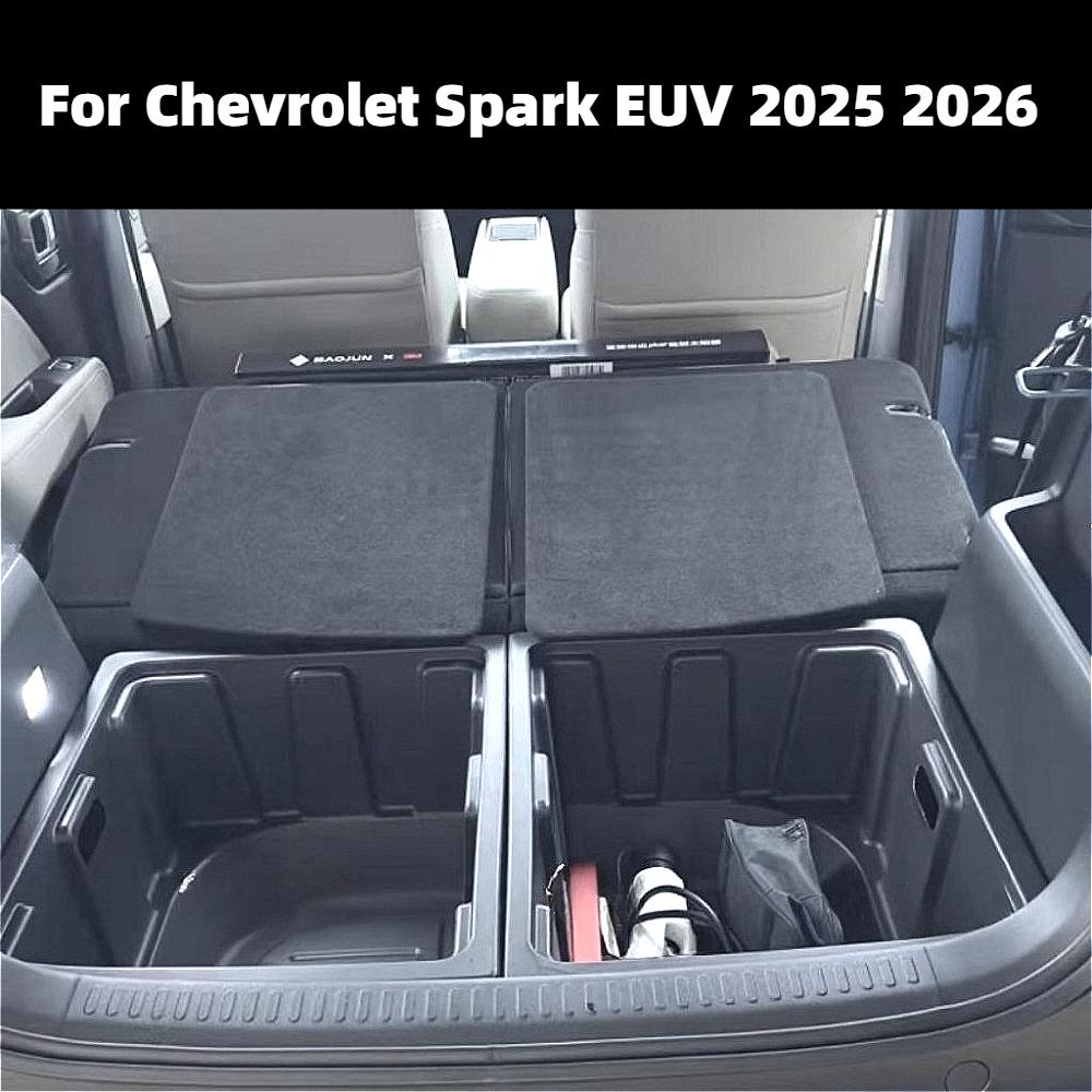 AABHD1 For Chevrolet Spark EUV Baojun Yep Plus 2025 2026 Car Organizer Box Rear Trunk Storage Box Front Cargo Dustproof Luggage Storage