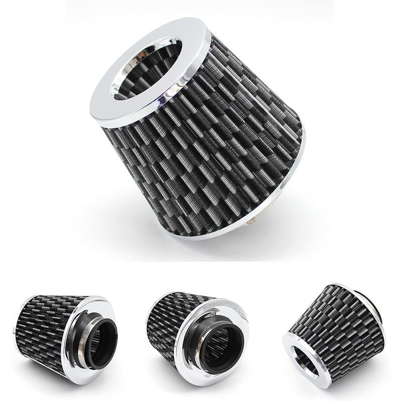 3" 76mm Universal Car Racing Cold Air Intake System Turbo Induction Pipe Tube Kit Cone High Flow Performace Air Filter Inlet