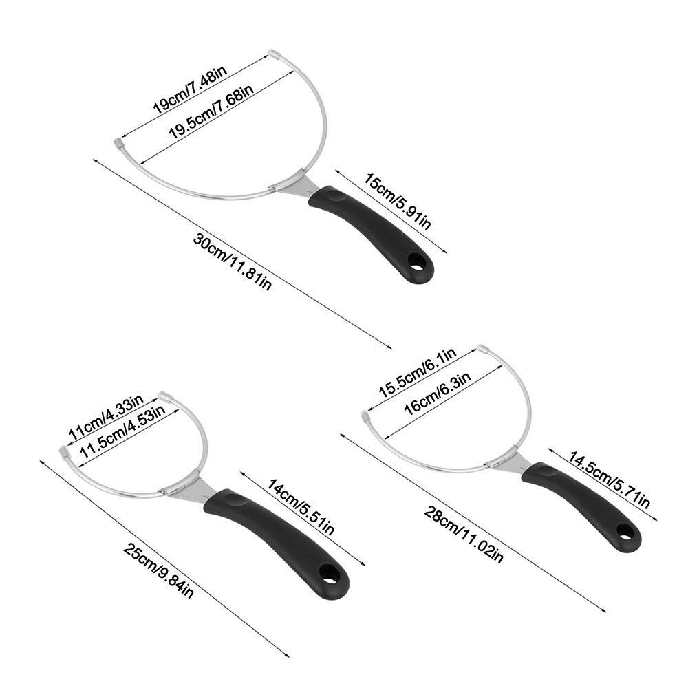 Stainless Steel Soup Bowl Fork Anti-Scalding Bowl Tongs Bowl Gripper  for Serving Hot Pots