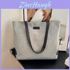 Cotton Linen Casual Tote Bag Large Capacity Handheld Bucket Style For Daily Use