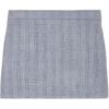 Wool Tweed Mini Skirt 'Blue Stone' Women's 761374-ZAPE2-4622