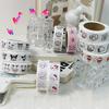 500Pcs/Roll Stickers Kawaii Hello Kitty Melody Kuromi Cinnamoroll Cartoon Kids Reward Stickers Gift Decoration Decals Toys