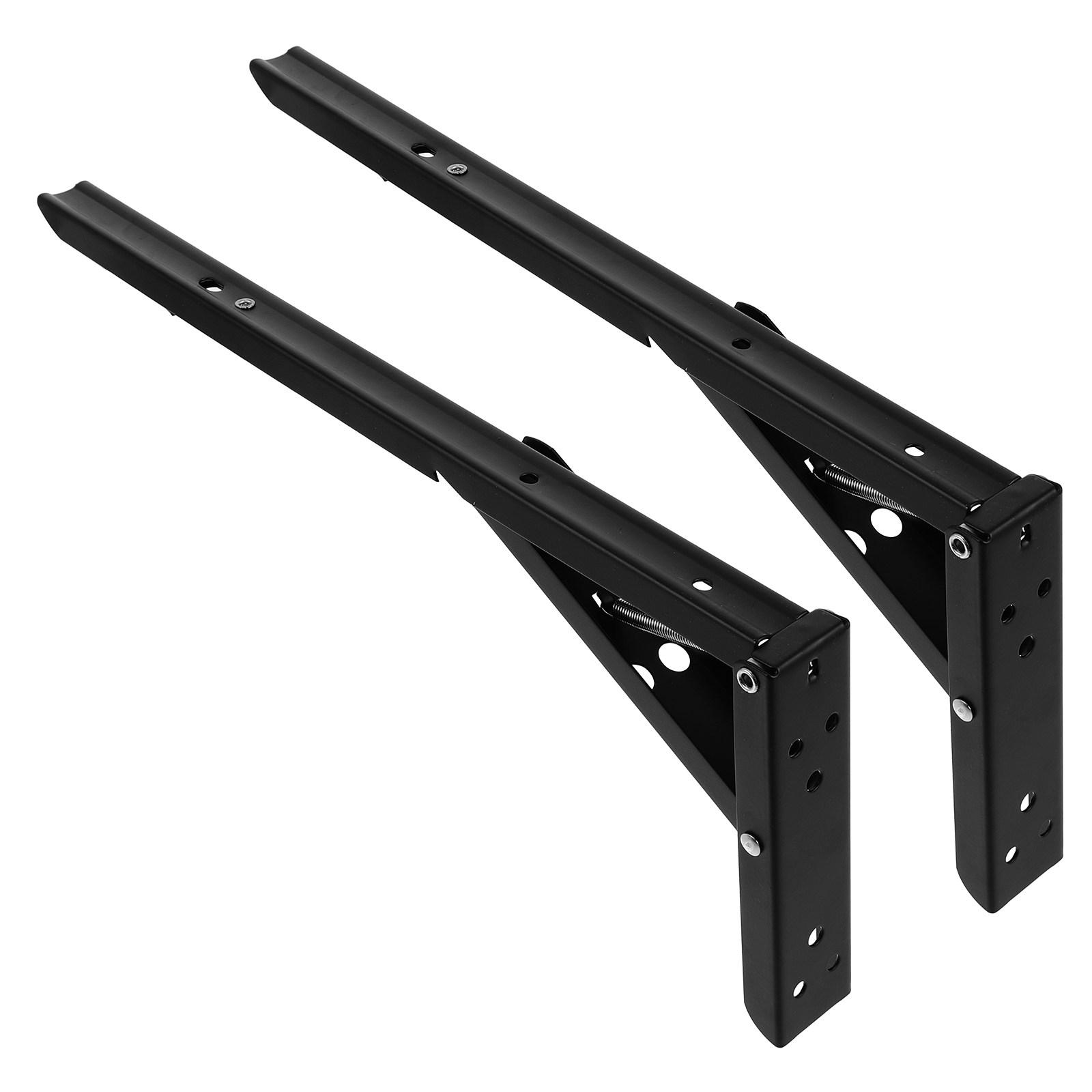 2 Pcs Floating Shelves Wall Rack Angle Bracket Folding Shelf Brackets Heavy Duty other