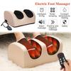 Electric Foot Massage Machine Hot Compress Massage Kneading Foot Health Care Shiatsu Roller Calf Vibrator Relieve Muscle Fatigue