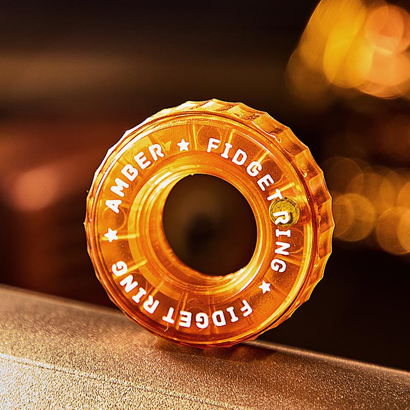 Ratchet Fidget Ring Fidget Slider Adult EDC Metal Fidget Toys ADHD Hand Spinner Stress Relief Toys Office Toy Adult Gift