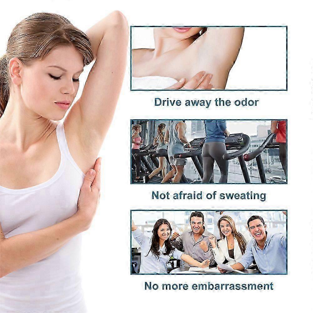3Pcs Deodorant Water Armpit Therapy Antiperspirant Home Underarm Body Odor Roll-on