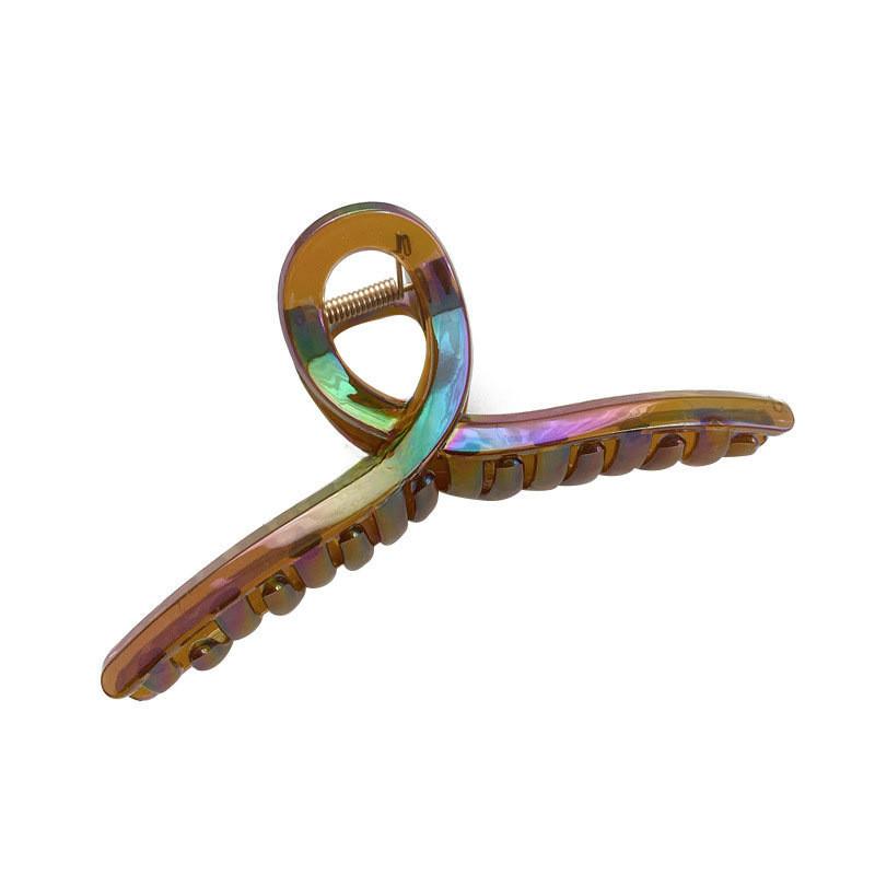 Fashionable 13cm Colorful Plastic Hair Claw Clip For Women Stunning Accessories For Hair