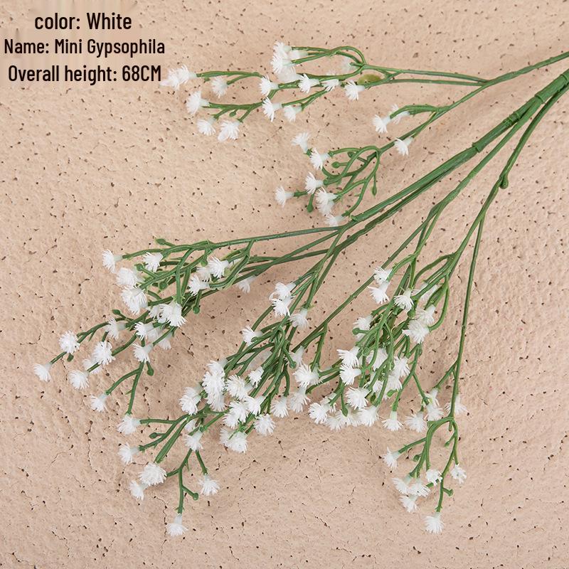 Mini Baby s Breath Hydrangea Artificial Wedding Flowers GF15819 for Home Decoration белый