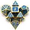 DND Tärningsset, Dungeons and Dragons Tärningar för D&D Tärningar med D20 Metalltärningsset eller RPG Rollspel MTG Bordsspel, Shadowrun Pathfinder