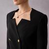 LadyS Elite Women's Solid Color Suit and Flared Pants Set
