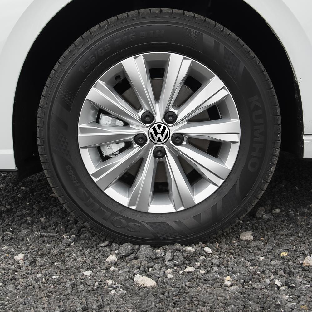 ABCD1 4pcs 56/65/66mm Car Wheel Center Cap Hub Cover Badge For Volkswagen VW R Polo Passat Rline Golf 4 5 Tiguan Jetta GTI ID.3 Touran