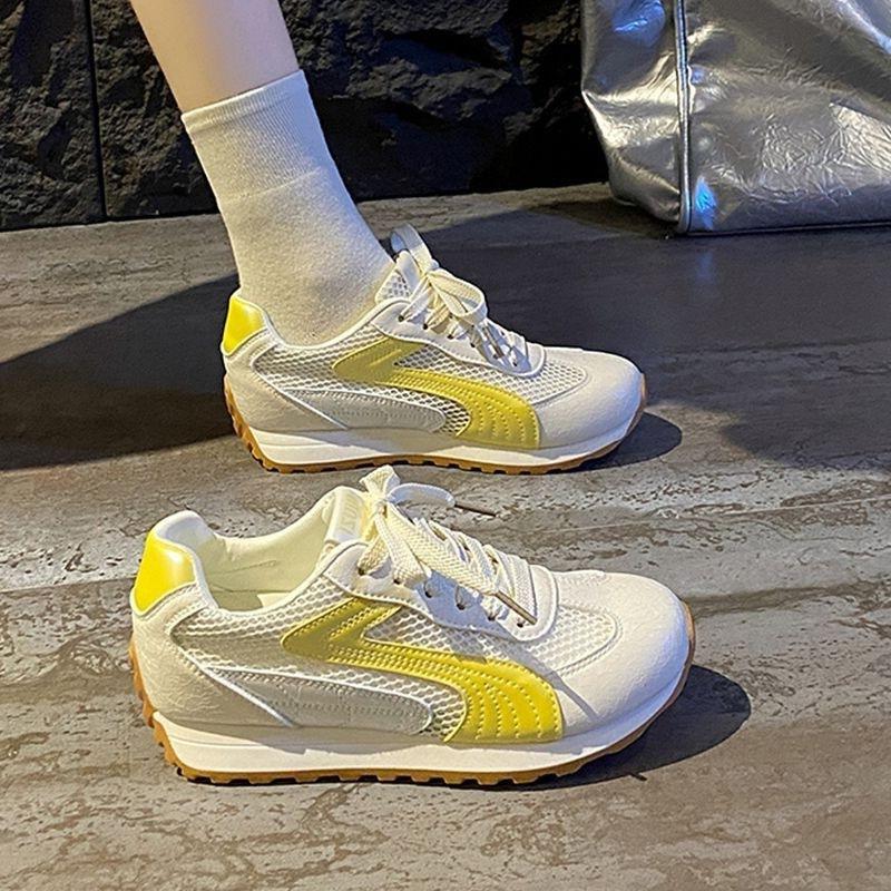 Retro mesh breathable Forrest Gump shoes 22 years summer new thick-soled lightweight casual sports training shoes