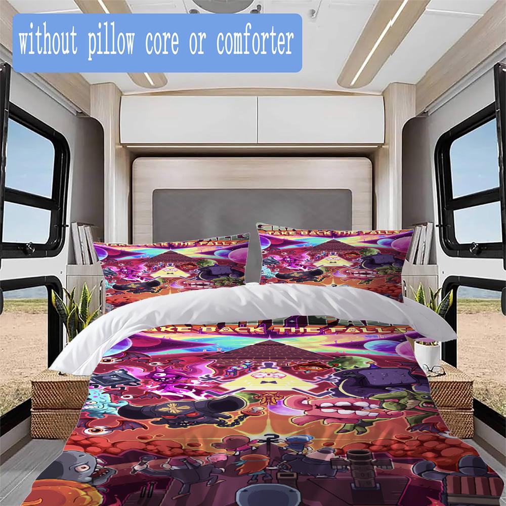 Friday Night Funkin Pattern Bedding,Quilt Set Quilt Cover Pillowcase Home Birthday Gift (1*duvet cover+2*pillowcase,without core)ZSJT0917458