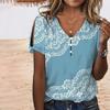 JPNTKY Women's Fashion Casual Short Sleeve V Neck Blouses & Shirts