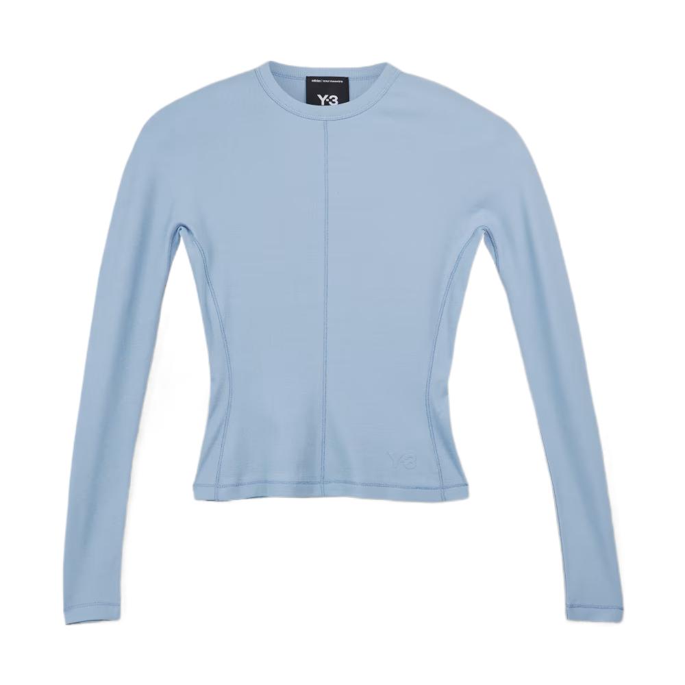 

Adidas Удобная Легкая Дышащая Футболка с Длинным Рукавом Женские Топы Синяя JE3419 XS