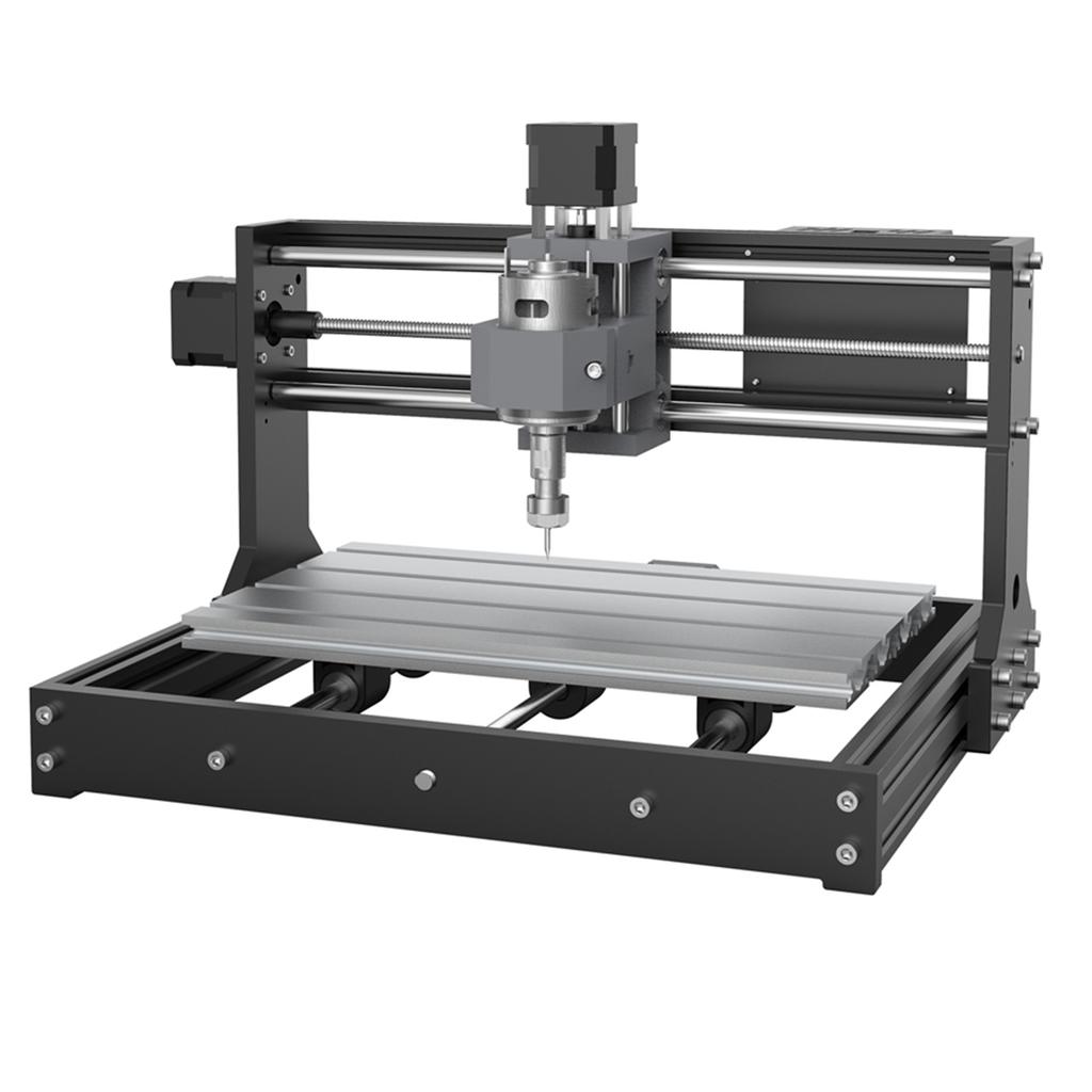 Gravator CNC 3 Axe Control GRBL Mașină de Gravat Control Manual Mașină de Sculptat Lemn 100‑240V Stecher UE