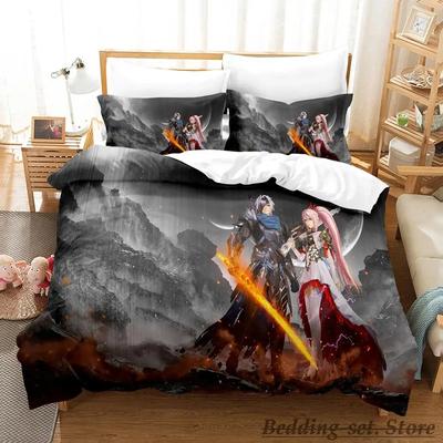 Nieuwe Tales of Arise Beddengoed Set Eenpersoons Twin Volledig Queen King Maat Bed Set Volwassene Kind Slaapkamer Dekbedovertrek Sets Anime