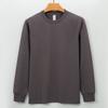 Men Thick Solid Long Sleeve Crew Neck Casual Bottoming T Shirt