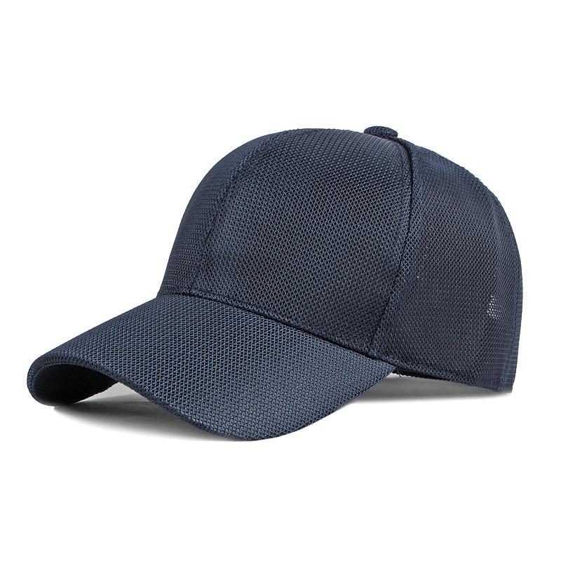 Summer Baseball Caps for Men Women Solid Hollow-out Hat Casual Outdoor Breathable Mesh Cap Travel Trucker Caps Adjustable Visor