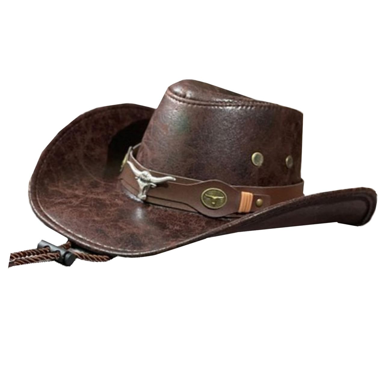 

Chrome Crane Western Cowboy and CB296 Hat, Vintage, Outdoor, Stylish, Men s Women s, (Coffee) кофейный