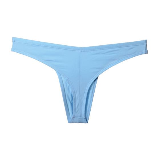 Pánské tanga s nízkým pasem, elastickým pasem ve tvaru U, konvexní, jednobarevné, tenké bezešvé, sportovní styl