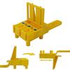 Drilling Guide Tool with 6/8/10mm Hole Punch Locator for Woodworking Projects Including Easy Setup Mechanism