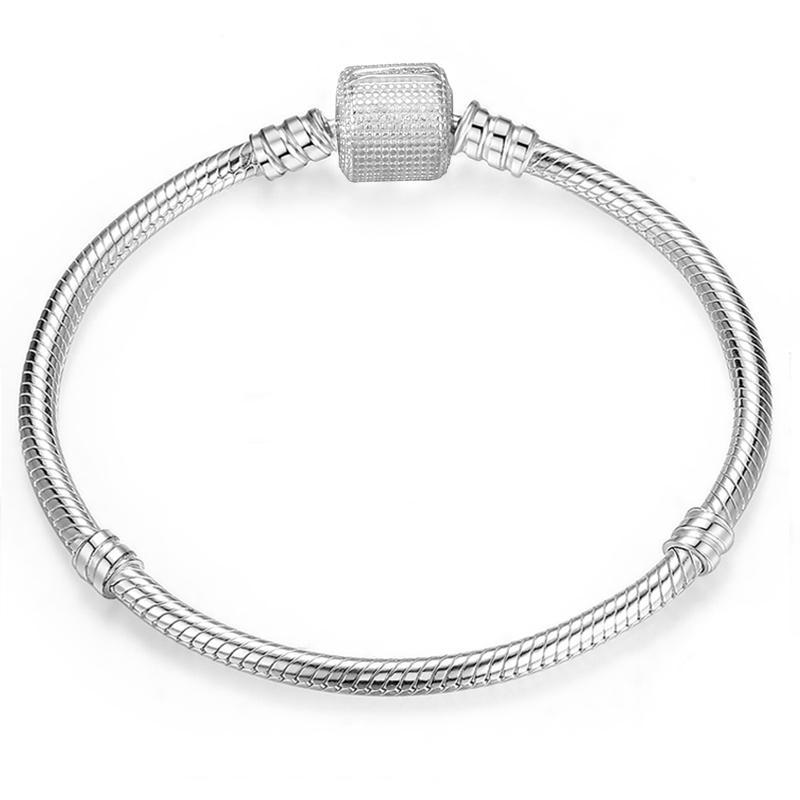 High Quality Snake Bone Basic Chain Charm Bracelet Fit Original DIY Bead Bracelets For Women Girl Jewelry Making