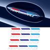 4Pcs Car Door Handel Stickers M Performance Logo For BMW E40 E90 F20 F30 F10 G20 G30 G01 F36 X1 X2 X3 X5 X6 M4 Car Accessories jbzh05