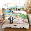 Fashion Anime A Galaxy Next Door Bedding Set Printed Bed Set With Pillowcase Bed Duvet Cover Single Double Queen Super King Size