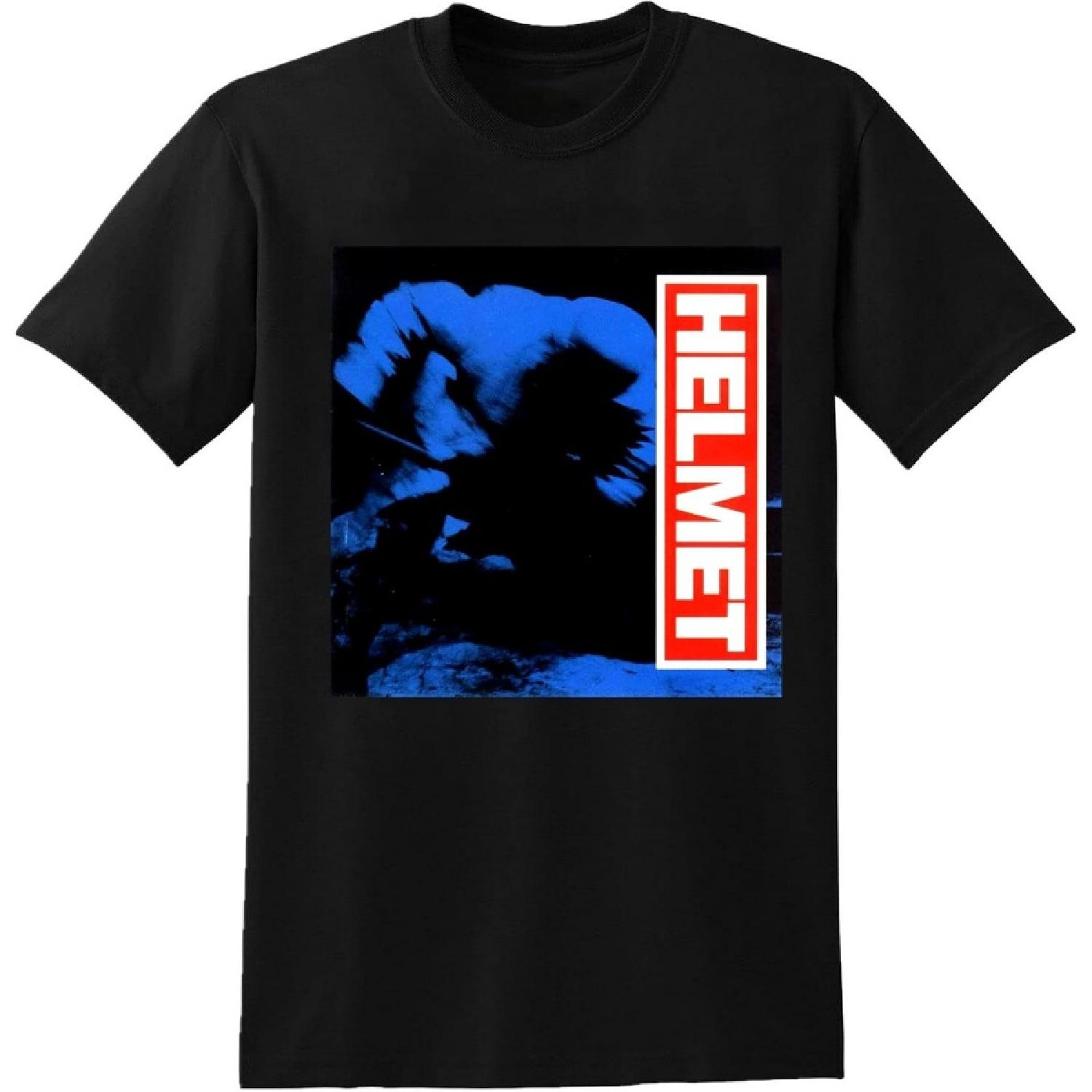 Helmet Meantime Alternative Metal Rollins Band Filter Therapy T-Shirt Unisex Black Mens Tees S