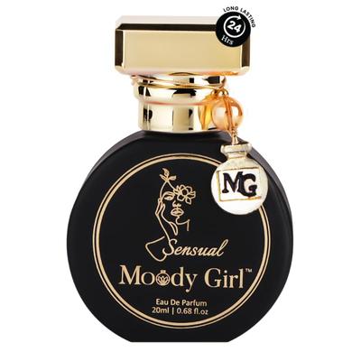 Moody Girl Sensual Mood Enhancing Luxury Perfume For Women 20Ml | Fragrance Of Aromatic Rum, Tonka Beans & Amber | Liquid