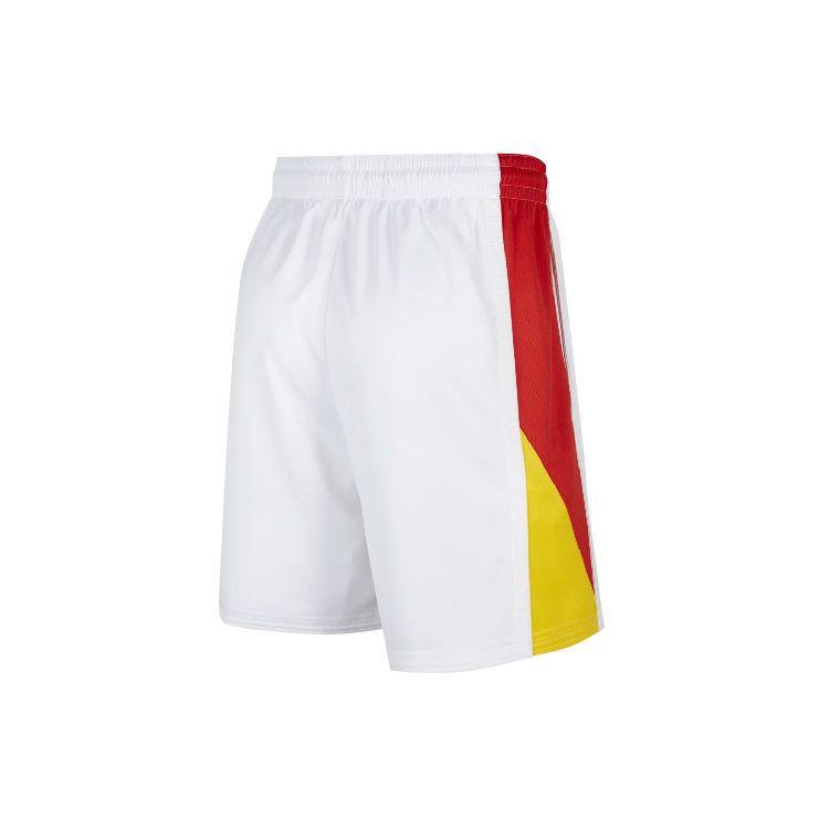 Nike China National Basketball Team Home Loose Mid-Rise Straight Basketball Shorts Men bottoms White CZ6647-100