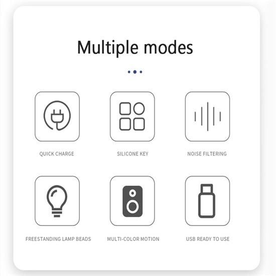 Pickup Rhythm Light Atmosphere Light RGB Colorful Voice-Activated Rhythm Music LED Lantern Sound Control Ambient Light