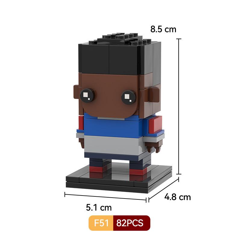 TV-Film MOC Baustein-Set Mike Dustin Eleven Bausteine Figuren Kinderspielzeug Sammlung Dinge Geburtstagsgeschenk