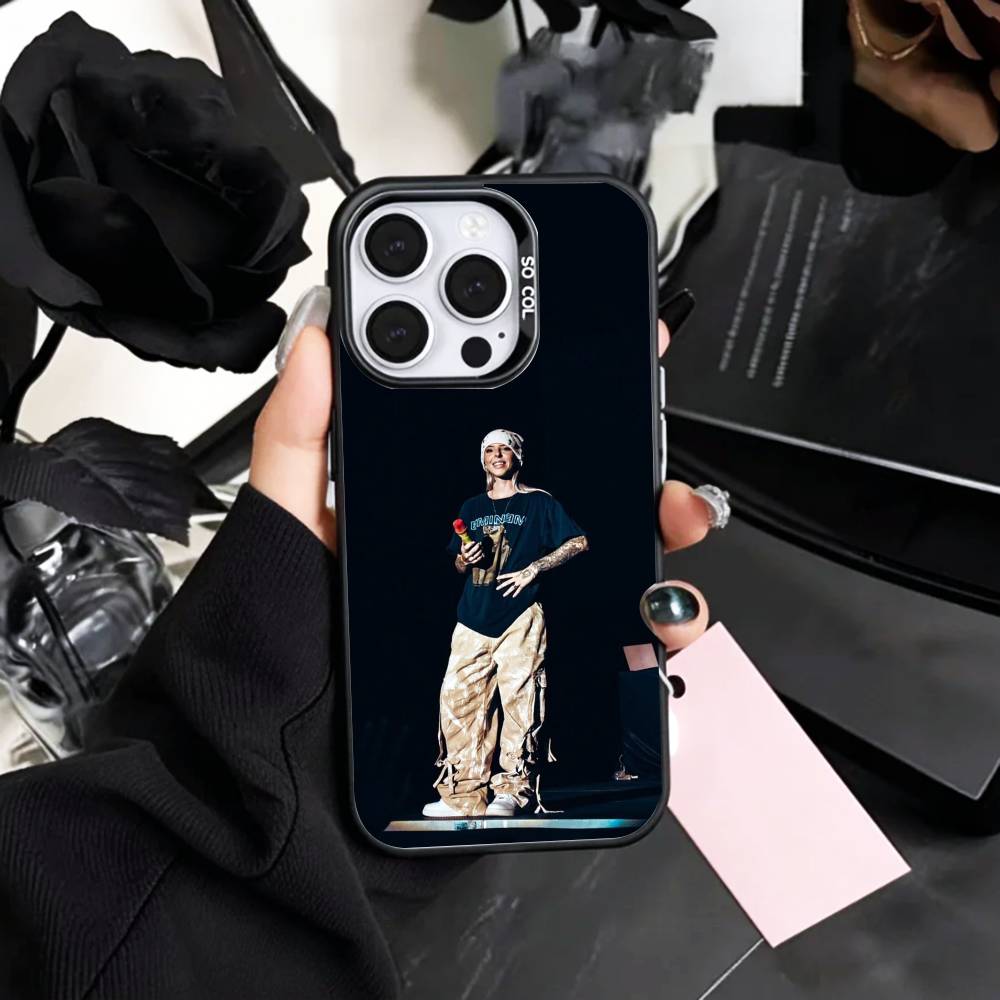 Sängerin Young Miko Nicht stören Handyhülle Für iPhone17,16,15,14,13,12,11 Plus,Pro Max Farbige Silberbeschichtete Innenabdeckung
