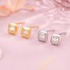 Elegant Geometric Square Stud Earrings for Women - Versatile and Chic