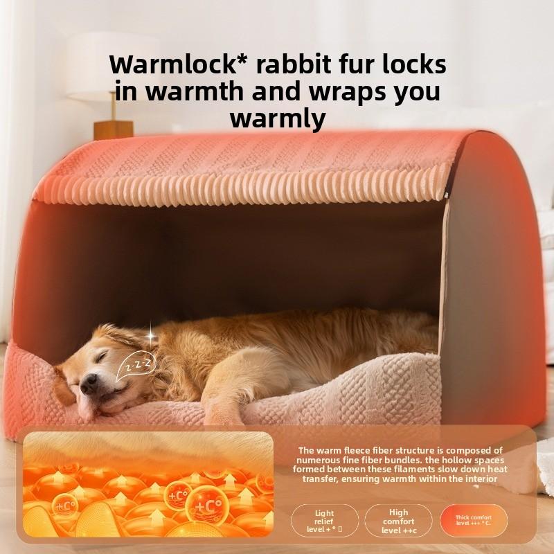 Autumn and Winter Dog Sleep Drawer Kennel Golden Retriever Big Dog Bed Deep Sleep Cat Nest Four Seasons Pet Nest