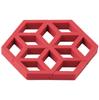 Official Pot 17 X Tangle Pot Stand TPS001 SOLCION StoreTwo-part Holder, Heat-resistant Silicone, 15.6 Cm, (Honey Red)