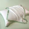 Premium feeling ice silk pillowcase pair 2025 new summer pillow liner cover wide edge lace pillowcase cover
