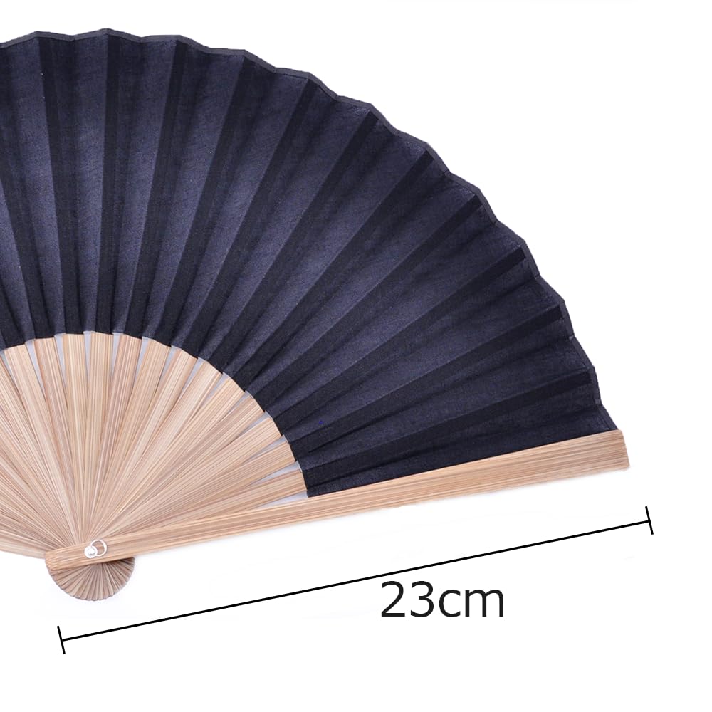 Noshi Hemp Fan Black [Keichido] Box, xin03,