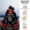 1pc Skull Pirate Throw Blanket Soft Flannel, Cozy All Season Polyester Perfect for Home, Office
