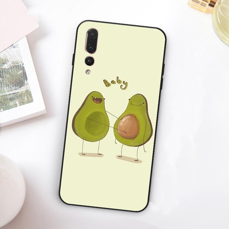 Cute Avocado For Huawei Nova 5T 9 10 SE 7i 8i 11i 12i Y73 Y90 Y70 Y72 Y61 Y91 Y60 P20 P40 P30 Lite Case