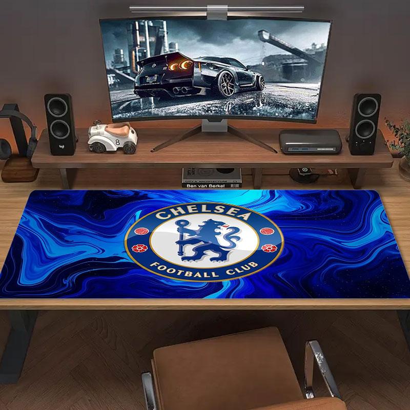 Chelsea F Large Size Mouse Pad Large Gaming Table Cushion Non-slip Laptop Tablet Big Mousepad XXL Mat Mini PC Playmat With Lock edge