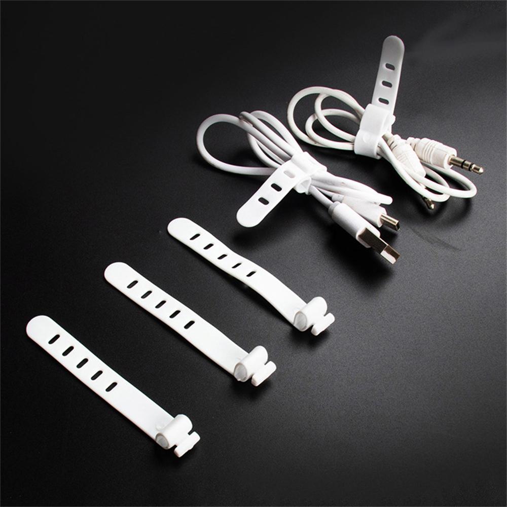6 Pcs Of Data Cable Ties, Headphone Cable Ties, Charging Cable Ties, Portable Fixed Cable Organizer For Organizing Cable Ties