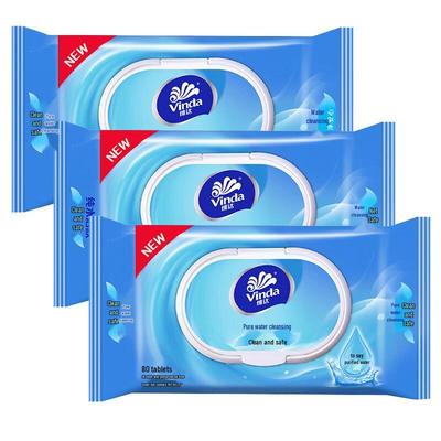 Tri-polar Unscented Travel Wipes