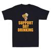 Beer Support Day Drinking Alcohol Funny Beer Lover Novelty Men's T-Shirt Black Unisex T-Shirt